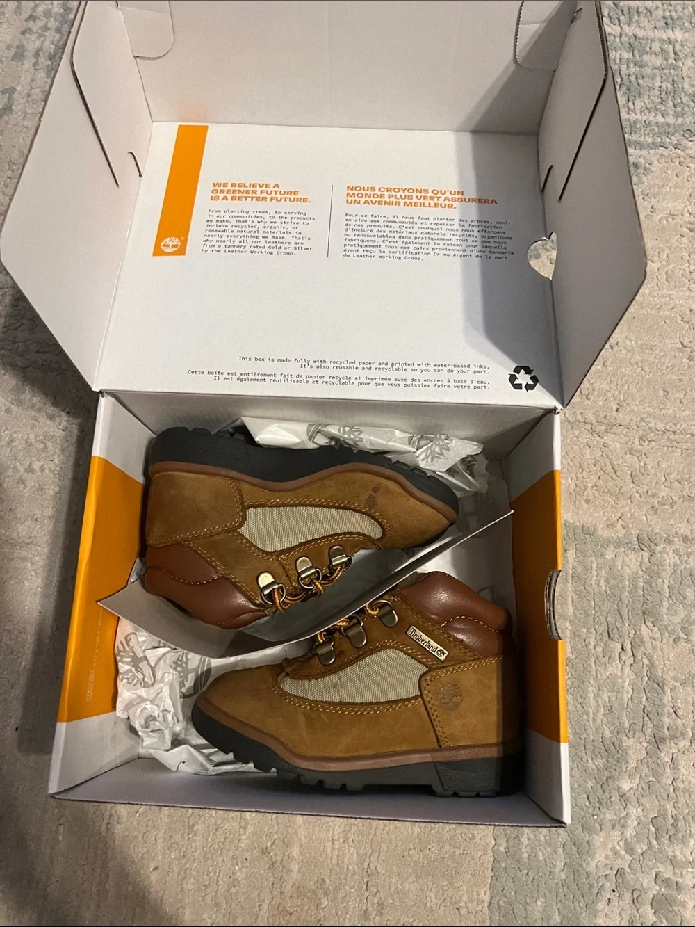 Timberland Field Boot sz 10 Toddler